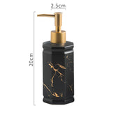 The Better Home 350ml Dispenser Bottle - Black (Set of 2)| Ceramic Liquid Dispenser for Kitchen, Wash-Basin, and Bathroom | Ideal for Shampoo, Hand Wash, Sanitizer, Lotion, and More